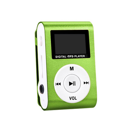 Mini LED zaslon MP3 player tipa štipaljke USB punjivi prijenosni sportski glazbeni Walkman sa žičanim slušalicama za studente Darovi za djecu