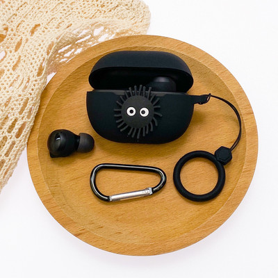 Crtana torbica za slušalice za Xiaomi Redmi Buds 3 Youth Edition Silikonska Bluetooth kutija za punjenje Anti-fall Soft Red Buds3 s kukom