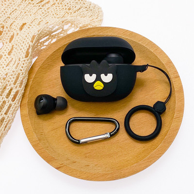 Crtana torbica za slušalice za Xiaomi Redmi Buds 3 Youth Edition Silikonska Bluetooth kutija za punjenje Anti-fall Soft Red Buds3 s kukom