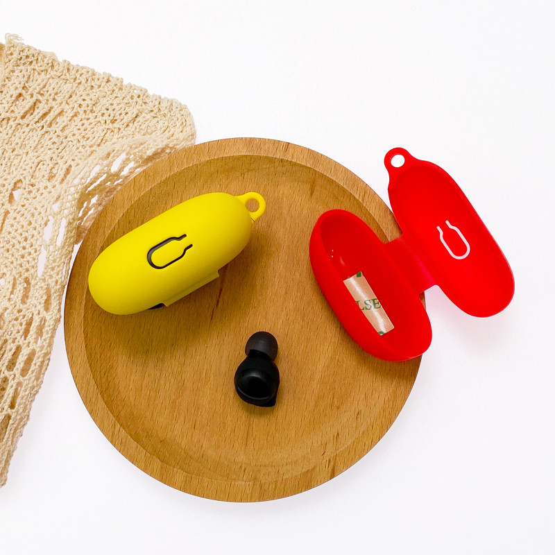 Crtana torbica za slušalice za Xiaomi Redmi Buds 3 Youth Edition Silikonska Bluetooth kutija za punjenje Anti-fall Soft Red Buds3 s kukom