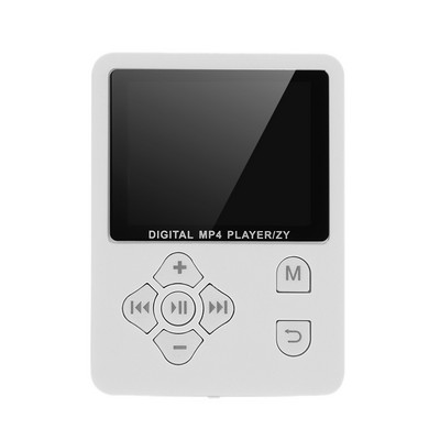 1 8 Ecran Player MP3 3 Port pentru căști de 5 mm Player MP4 Control butoane Radio FM Înregistrare audio Dispozitiv de redare a muzicii