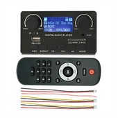 Bluetooth 5.0 MP3 dekodera plates atbalsts brīvroku ierakstīšanai FM DC 12V MP3 WMA WAV APE FLAC audio atskaņotājs automašīnai