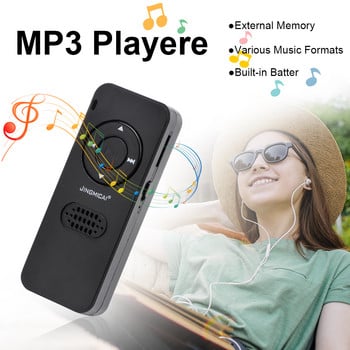 Φορητό φοιτητικό MP3 player με ακουστικά 3,5 χιλιοστών ήχου χωρίς απώλειες Μουσικά μέσα Μίνι MP3 Player Υποστήριξη TF Card Reproductor De Musica