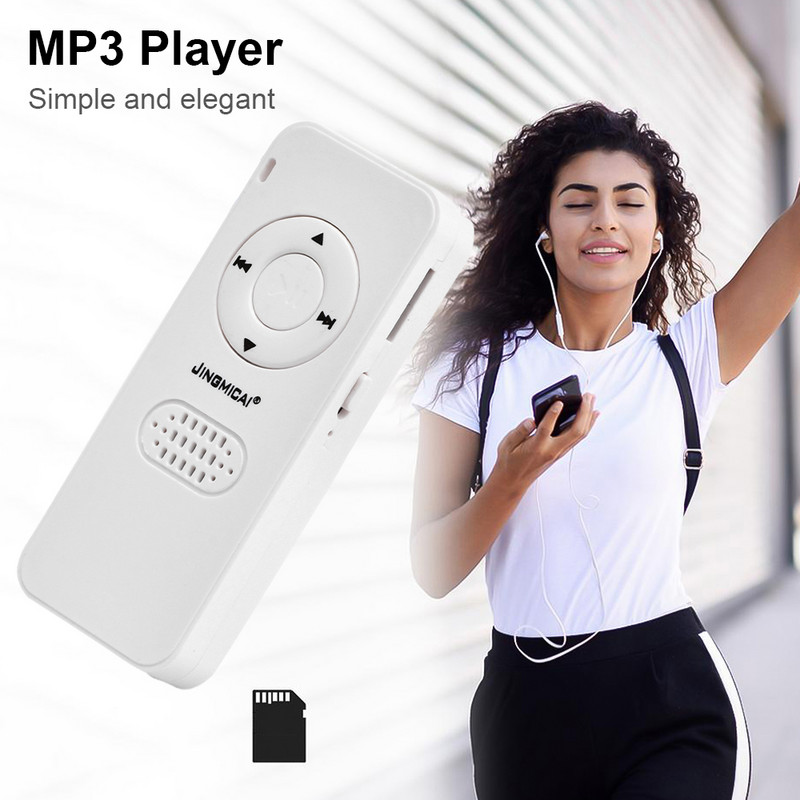 Φορητό φοιτητικό MP3 player με ακουστικά 3,5 χιλιοστών ήχου χωρίς απώλειες Μουσικά μέσα Μίνι MP3 Player Υποστήριξη TF Card Reproductor De Musica