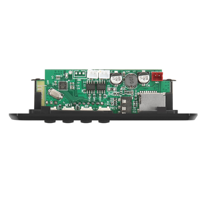 6 W pastiprinātājs MP3 atskaņotājs, dekodētājs, Bluetooth 5.0, automašīnas FM radio WMA WAV moduļa atbalsts.