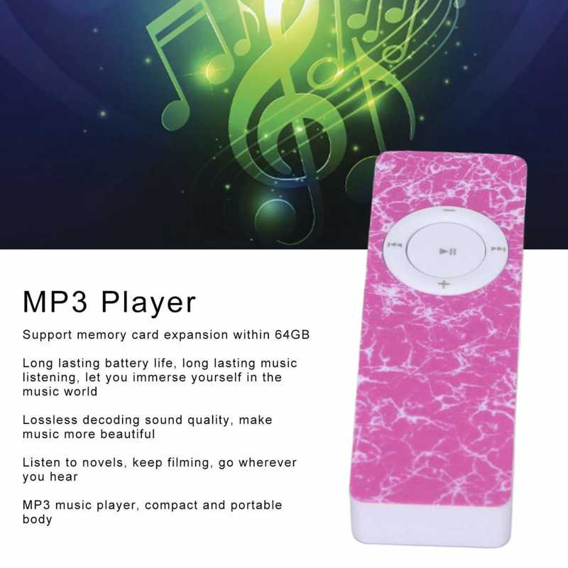 Player MP3 Sunet portabil HiFi fără pierderi Player muzical MP3 Suport card de memorie de până la 64 GB