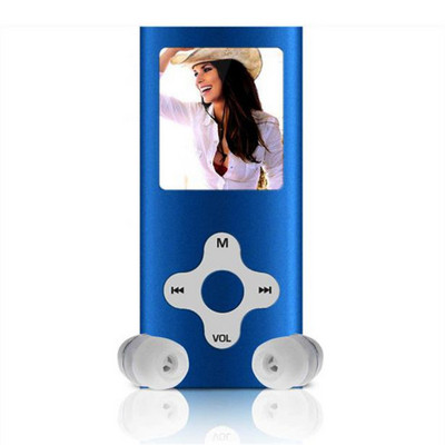 Player MP3 MP4 digital ultra-subțire cu cheie încrucișată de 16 GB cu ecran LCD de 1,8 inchi Radio FM Video Music Music Player