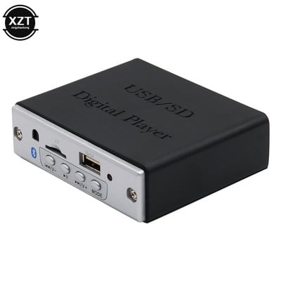 Placă de decodor MP3 compatibilă cu Bluetooth cu funcție de apel Decodor MP3 pentru motociclete cu capac din spate Sursă de alimentare 12V Radio pentru mașină