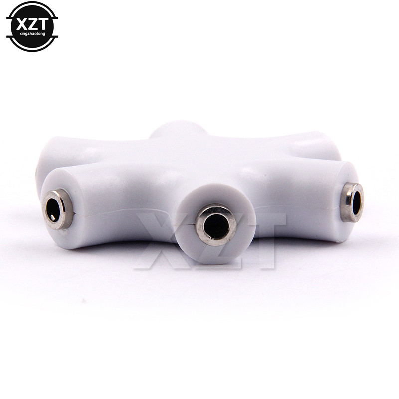 6 Multi Port 3,5 mm adapter za slušalice Jack utikač Stereo slušalice Splitter za PC/MP3 pametni telefon Audio kablovi