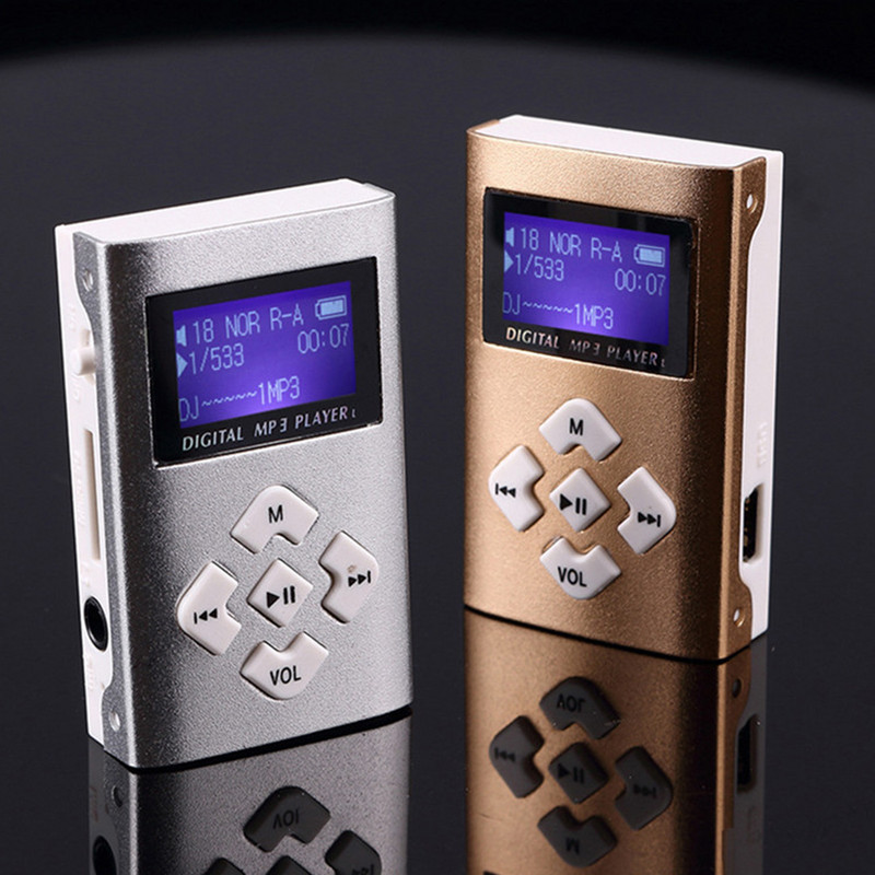 Player portabil de muzică MP3 Retro Digital Ecran monocrom de 1,2 inci Mini playere MP3 Suportă card TF Walkman sport pentru copii