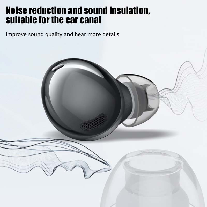 Căști din latex 2022 pentru Galaxy Buds Pro, dopuri de urechi anti-alunecare, antialergice, cu anulare a zgomotului, capac pentru vârfuri de urechi, filtru rezistent la praf