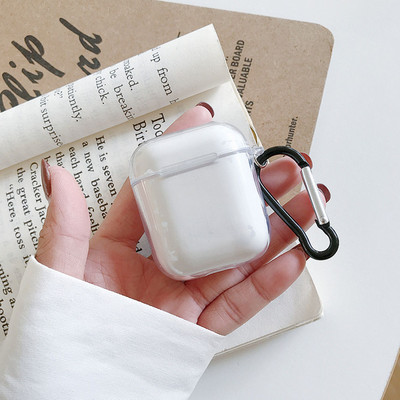 Husă de lux pentru căști pentru AirPods Pro 3, lanț de culoare retro chihlimbar, husă moale pentru căști pentru AirPods 2/1, husă cu breloc perlat