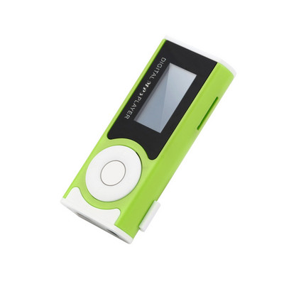 Uzlādējams MP3 LCD ekrāns mūzikas atskaņotājs ar austiņām Led gaismas atbalsts Ārējais Micro Tf SD kartes mikrofons Stereo bezmaksas austiņas