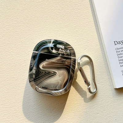 Vintage Amber Gradient Ink Painting Art Austiņu maciņš Apple Airpods 1 2 Pro 3 Box Aksesuāri Aizsargvāka Pāris Korpuss