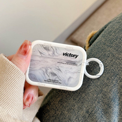 Vintage Amber Gradient Ink Painting Art Austiņu maciņš Apple Airpods 1 2 Pro 3 Box Aksesuāri Aizsargvāka Pāris Korpuss