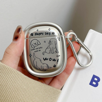 Vintage Amber Gradient Ink Painting Art Austiņu maciņš Apple Airpods 1 2 Pro 3 Box Aksesuāri Aizsargvāka Pāris Korpuss