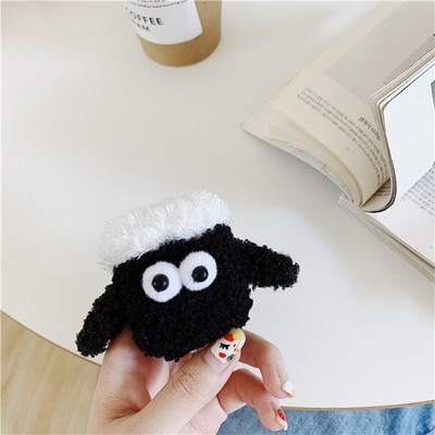 3D slatke crtane plišane ovčje futrole za slušalice za Airpods 1 2 3 Pro2 Silikonski poklopac Krznene navlake za bežične slušalice