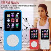 1,8 colio spalvotas ekranas E-knyga Walkman Integruotas garsiakalbis Sportinės muzikos grotuvai Su Bluetooth suderinamas 5.0 garso įrašymo įrenginys, skirtas Windows XP