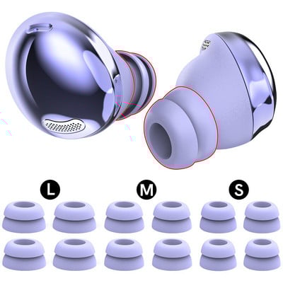 12 buc. Căști din silicon moale Sfaturi pentru căști de schimb pentru căști pentru căști pentru Samsung Galaxy Buds Pro Accesorii pentru căști