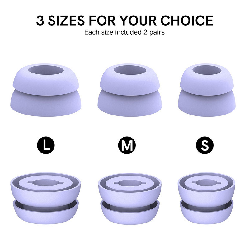 12 buc. Căști din silicon moale Sfaturi pentru căști de schimb pentru căști pentru căști pentru Samsung Galaxy Buds Pro Accesorii pentru căști