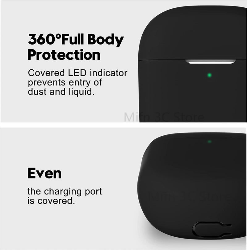 Torbica za Bose QuietComfort Earbuds II Case Mekana silikonska zaštitna navlaka s uzicom za QuietComfort Earbuds II 2022 torbica