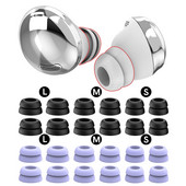 12 bucăți vârfuri de urechi din silicon pentru Samsung Galaxy Buds Pro Capuri pentru urechi Buds 2 TWS Sfaturi wireless pentru reducerea zgomotului Flanșă dublă anti-cădere