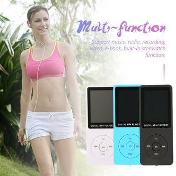 2021 MP3/4 Lossless Sound Music Player με συμβατή με Bluetooth υποστήριξη συσκευής εγγραφής FM για κάρτα μνήμης 32G λεπτά πλήκτρα αφής 1,8 ιντσών