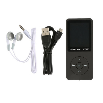 2021 MP3/4 Lossless Sound Music Player s podrškom za FM snimač kompatibilan s Bluetoothom za 32G memorijsku karticu tanke 1,8 inčne tipke na dodir