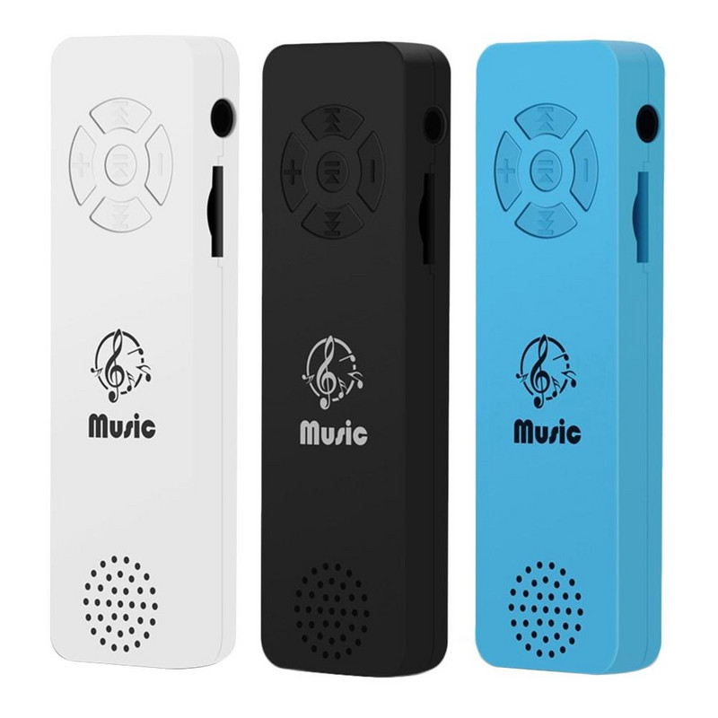 Nauja studentų sportinė bėgimo muzika Walkman itin plona madinga kortelė su garsiakalbio įdėjimu MP3 grotuvas be TF kortelės