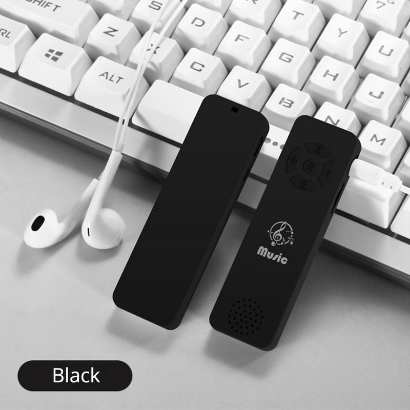 Nauja studentų sportinė bėgimo muzika Walkman itin plona madinga kortelė su garsiakalbio įdėjimu MP3 grotuvas be TF kortelės