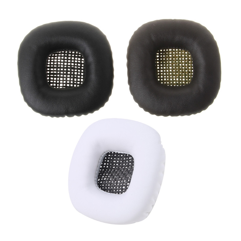1 par zamjenskih kožnih spužvastih jastučića za uši Štitnici za uši Jastučić za zaštitu za Marshall Major I II slušalice