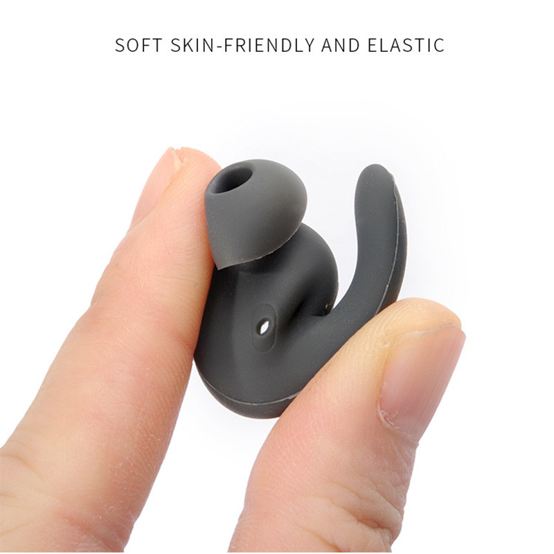 6 tk. kõrvaklappide kate kõrvasisesed otsikud, pehme silikoonnahast kõrvaklapi kõrvakonksu pungad Huawei xSport/Honor AM61 spordipeakomplekti jaoks