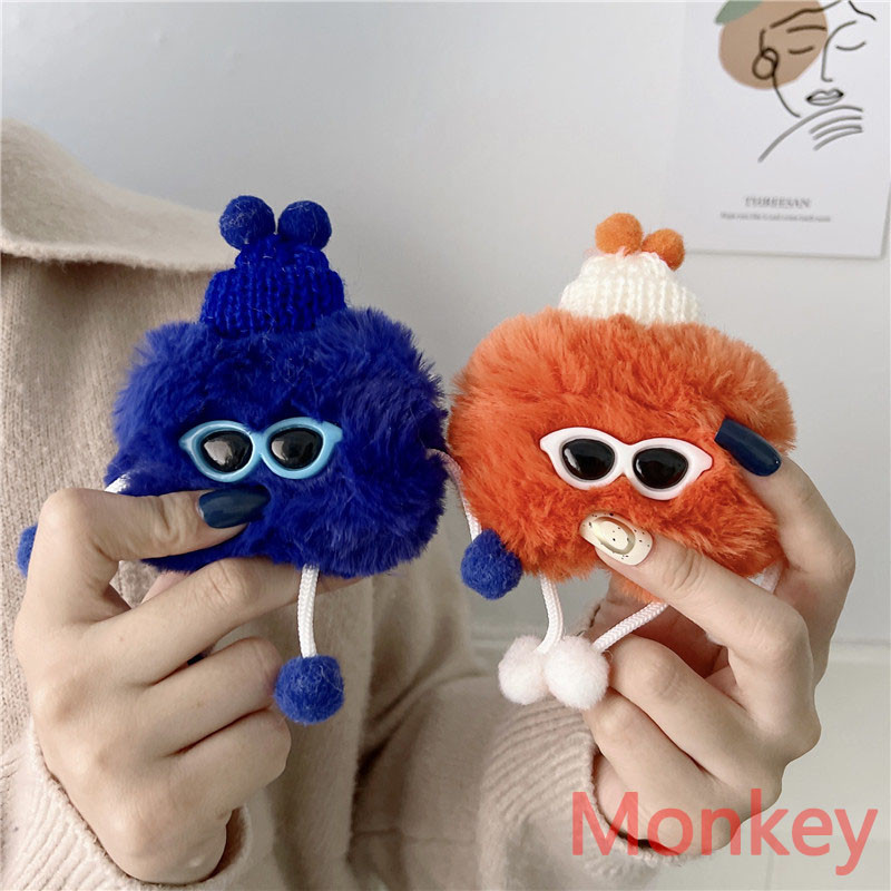 3D animacinis filmas mielas 3D pliušinis Tpu minkštas šildytuvas silikoninis Bluetooth belaidis ausinių dėklas, skirtas Apple AirPods 3 Pro, skirtas AirPods 2 1 dangtelis