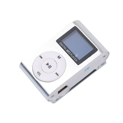 kebidumei Portable Mini Clip MP3 Player Οθόνη LCD με υποδοχή Micro TF/SD με ακουστικά και καλώδιο USB Φορητές συσκευές αναπαραγωγής μουσικής MP3