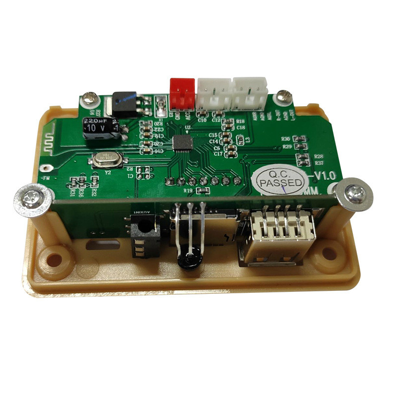 Bluetooth-kompatibilis 5.0 vezeték nélküli MP3 WMA dekóder kártya színes képernyő audio modul autós MP3 AUX interfész USB TF FM támogatás