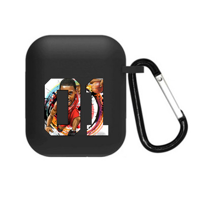 Basketball Superstar 23 24 kaitsev kõrvaklappide ümbris Apple Airpodsi ümbrisele 1 ja 2/3/pro/pro 2 löögikindlale laadimiskasti kotile