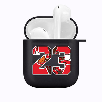 Basketball Superstar 23 24 kaitsev kõrvaklappide ümbris Apple Airpodsi ümbrisele 1 ja 2/3/pro/pro 2 löögikindlale laadimiskasti kotile