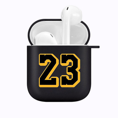 Basketball Superstar 23 24 kaitsev kõrvaklappide ümbris Apple Airpodsi ümbrisele 1 ja 2/3/pro/pro 2 löögikindlale laadimiskasti kotile