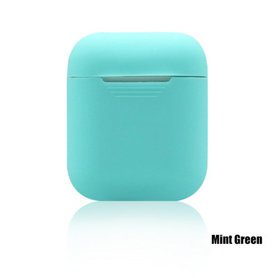 Szilikon fülhallgató tok Airpodokhoz Tok Ütésálló vezeték nélküli védőburkolat Bőrtartozékok Apple Airpodokhoz