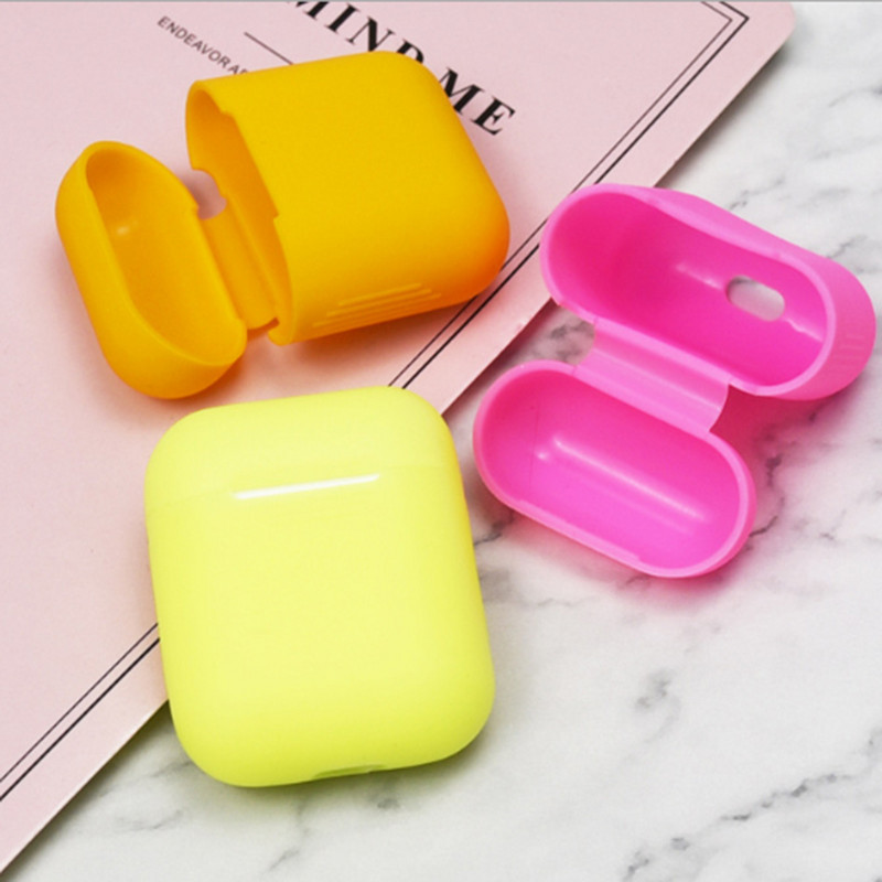 Szilikon fülhallgató tok Airpodokhoz Tok Ütésálló vezeték nélküli védőburkolat Bőrtartozékok Apple Airpodokhoz