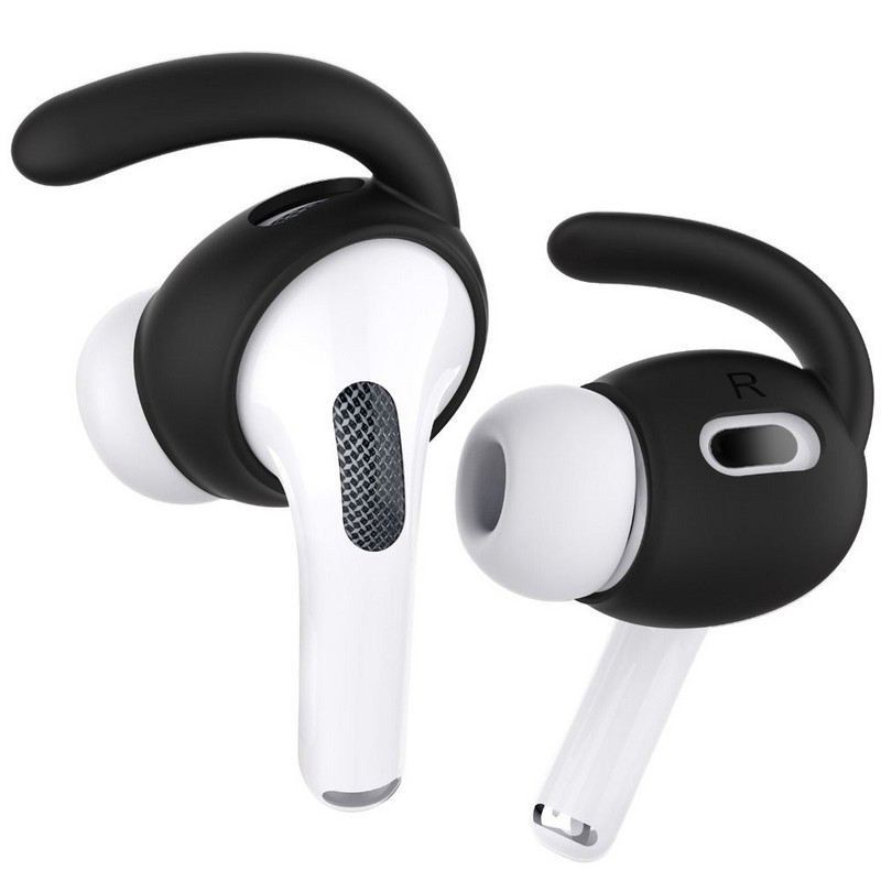 3 páry mäkkých silikónových slúchadiel do uší, náušníky s krídelkami a háčikmi pre AirPods Pro 2, príslušenstvo k Bluetooth slúchadlám