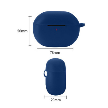 За Sound Peats Capsule 3 Pro Удароустойчив Калъф за безжични слушалки Удароустойчив корпус Антипрах Миеща се мека обвивка