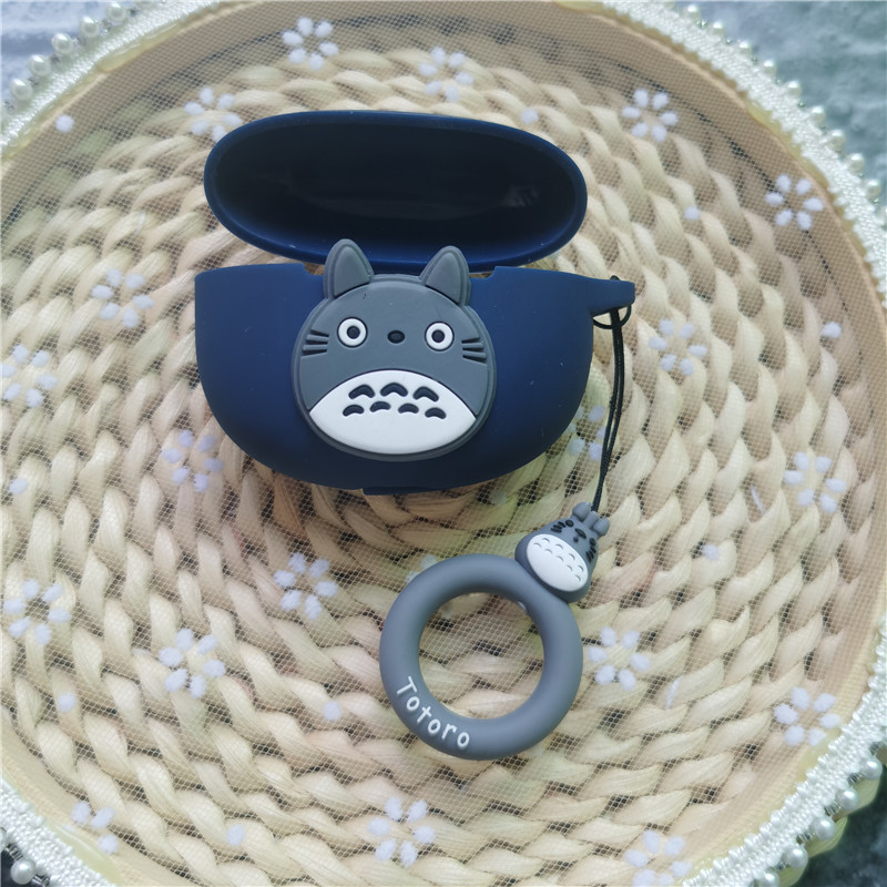 Husă cu desene animate pentru Realme Buds Air 3 Husă Inel din silicon Anti-cădere Protejează căști Bluetooth Casetă Accesorii Husă