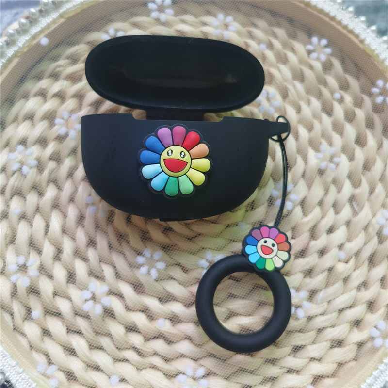 Husă cu desene animate pentru Realme Buds Air 3 Husă Inel din silicon Anti-cădere Protejează căști Bluetooth Casetă Accesorii Husă