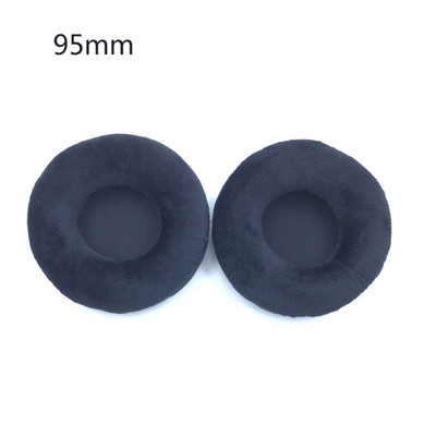 1 Paar Velvet universaalsed kõrvaklappide padjad Kõrvapadjad 70 mm 90 mm 60-110 mm kõikidele kõrvaklappidele