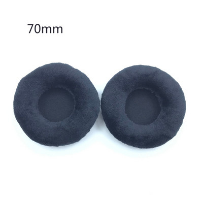 1 Paar Velvet universaalsed kõrvaklappide padjad Kõrvapadjad 70 mm 90 mm 60-110 mm kõikidele kõrvaklappidele