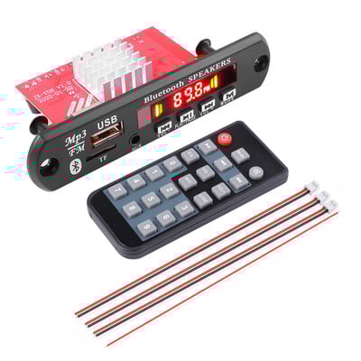 Kebidu DC 8V-24V 2*60W mp3 player fără fir Amplificator Placă de decodor 120W Bluetooth 5.0 modul audio USB FM Muzică pentru radio auto