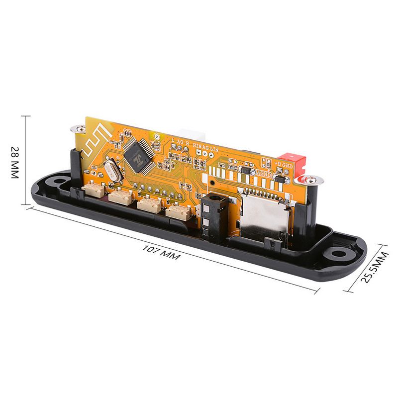 AIYIMA DC12V MP3 ploča dekodera Bluetooth 4.2 audio dekodiranje APE FLAC MP3 WMA WAV TF USB zvuk pomoćni mikrofon DIY modul