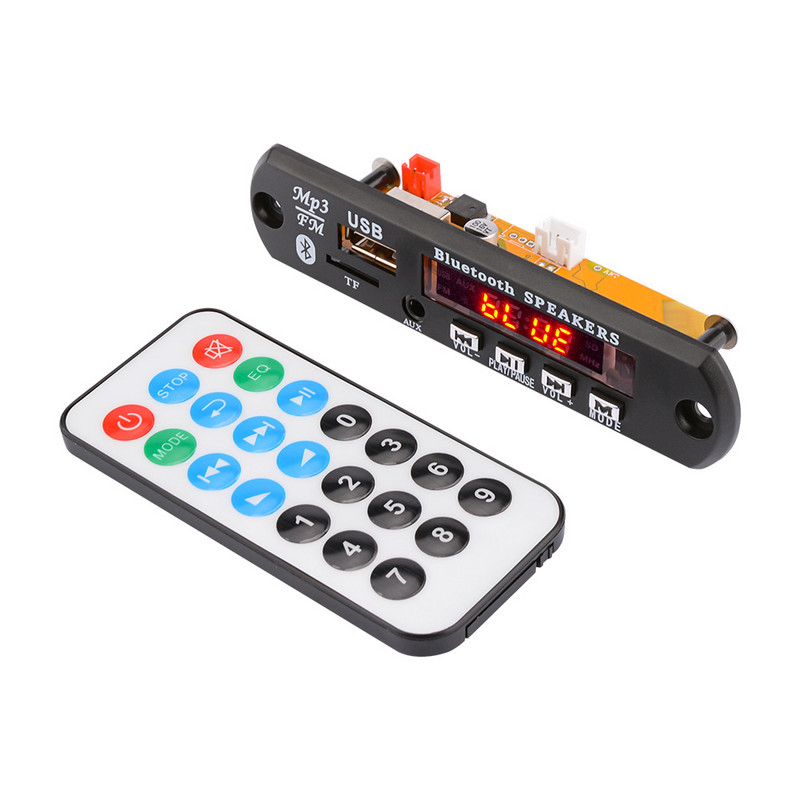 AIYIMA DC12V MP3 ploča dekodera Bluetooth 4.2 audio dekodiranje APE FLAC MP3 WMA WAV TF USB zvuk pomoćni mikrofon DIY modul