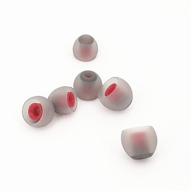 LuckyLZ 3 perechi (6 buc) Sfaturi pentru căști LMS dopuri pentru căști din silicon pentru KZ ZAX EDX ZSX TRN BA8 VX CCA CA16 C12 TIN T2 T1 PLUS